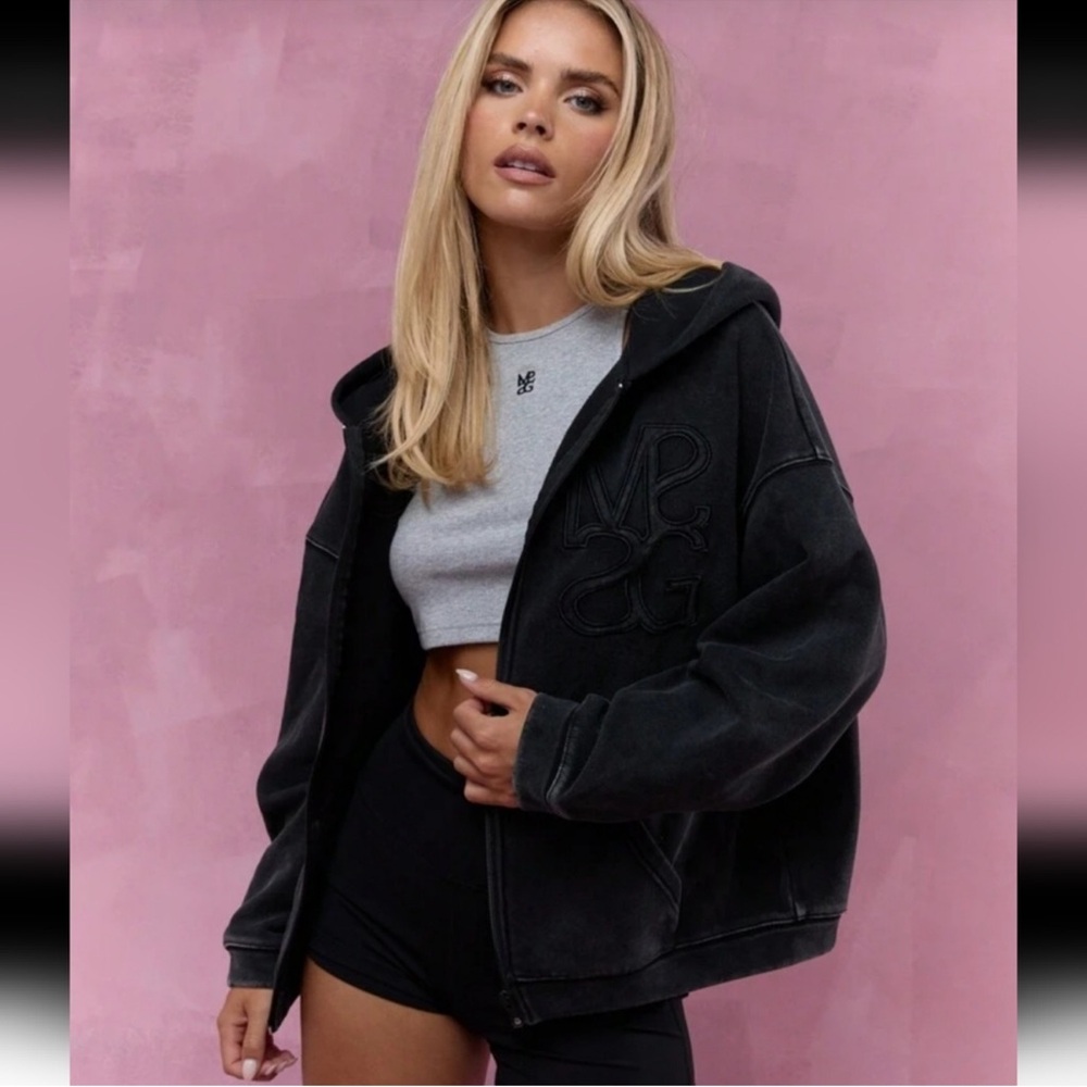 Missguided + Charcoal Utility Jacket - Picture 2 of 6
